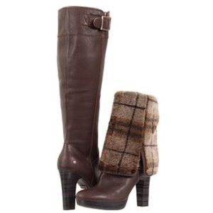 UGG Savoie Stout Leather Knee High Boots